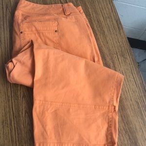Orange capris